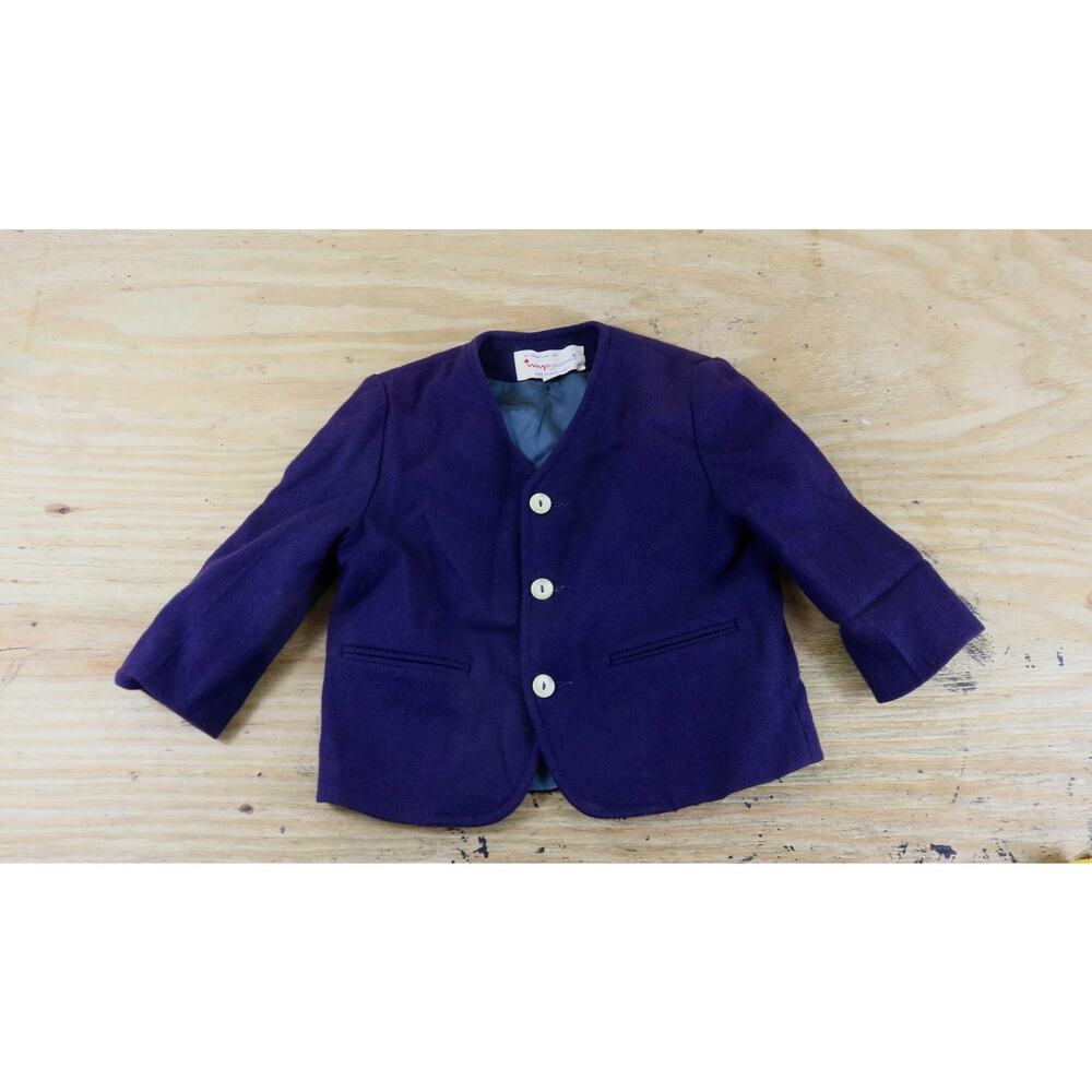 Vintage Imp Originals Kids XL Blue Blazer Wool Toddler